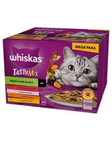 Whiskas suaugusioms katėms su jautiena, lašiša, vištiena ir kalakutiena, vištiena ir menke, 48x85 g