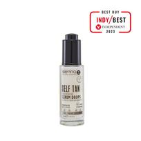 Sienna X Self Tan Concentrated Serum Drops savaiminio įdegio lašeliai veidui ir dekoltė 30 ml