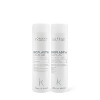 KORBAN Bioplastia Capilar Hair Bioplasty šampūno ir kondicionieriaus rinkinys 2 x 250 ml