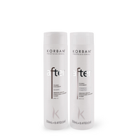 KORBAN After Chemistry rinkinys: šampūnas ir kondicionierius 2 x 250 ml