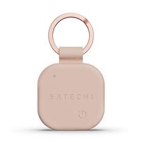 Satechi FindAll Vegan Leather Keychain with Find My featuring Apple Find My - Desert Pink