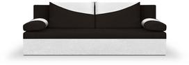 Trivietė sofa Bellezza Polo, ruda/balta