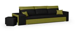 Sofa Bellezza Dakota, žalia/juoda