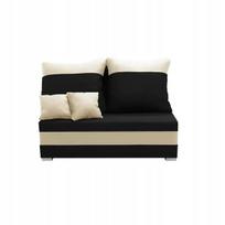 Sofa-lova Bellezza Gustav, juoda/smėlio