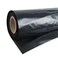 Polietileno plėvelė, statybinė, juoda, storis 200 mk., matmenys 4 x 25 m, 73828000