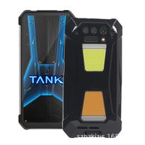 Mobiliojo telefono dėklas Unihertz 8849 Tank 2 Pro, silikoninis dėklas 8849 Tank 2 Pro, medžiaginis dėklas Unihertz 8849 Tank 2 Pro juoda