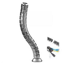 Maclean Organizer grille cables to the desk MC-768 S silver MC-768S