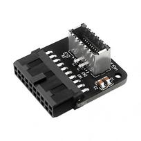 GG 18024 - USB 3.0 Adapter Pfostenbuchse auf intern Key A Buchse 90° - Adapter (G-AD-19TE-90)