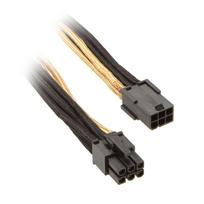 Silverstone 6-Pin-PCIe zu 6-Pin-PCIe Kabel 250mm - schwarz/gold (SST-PP07-IDE6BG)