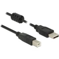 DELOCK Kabel USB 2.0 Typ-A Stecker > USB 2.0 Typ-B Stecker 1.0 m schwarz