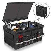 Nešiojama tarpvalstybinė automobilio bagažinės laikymo dėžė - Didelės talpos ir sulankstoma 35x35x30 cm Storage Box
