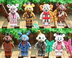 Figūrėlės Penkios naktys pas Fredį FNAF Five Nights at Freddy's animatronikai žaislų rinkinys 8 vnt 10cm 10 įvairiaspalvis