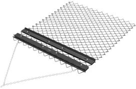 Ištraukiamas tinklelis žemei ir kurmiaravėms lyginti, 120 cm