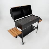 Komforts Pluss XL Mangal su lentyna, dangteliu ir ratukais.
