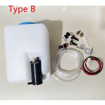 12V Automobilio Priekinio Stiklo Ploviklio Bakelio Rinkinys Vandens Bakas 1.5L Ploviklio Rezervuaras Siurblys Bakelio Rinkinys Universalus Priekinio Stiklo Valytuvo Valymo Įrankis 1set