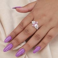 Natural Morganite Gemstone 925 Sterling Silver Jewelry Ring Gift For Girlfriend CZR-5-10 4
