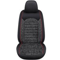 Naujo sportinio stiliaus sintinio lino/lino kvėpuojantys automobilinių sėdynių užvalkalai, pilnas komplektas - Reguliuojami sėdynių užvalkalai 98% kitų tipų automobiliams 1PC juoda