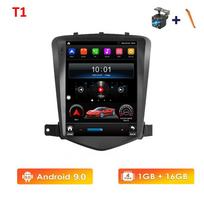 Icreative Chevrolet Cruze 2008-2012 Automobilio Radijas Android Tesla Jutiklinis Ekranas 2 Din GPS Navigacija Multimedia Grotuvas Pagrindinis Įrenginys Stereo black