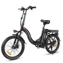 SAMEBIKE CY20 sulankstomas elektrinis dviratis, 20 colių priemiestinis elektrinis dviratis suaugusiems, 350 W variklis, 36 V 12 Ah baterija