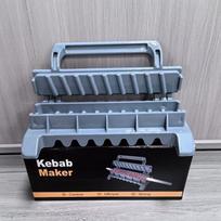 Eilės Kebabų Gaminimo Mašina Kepsninės Mėsos Vėrinukų Mašina Kebabų Presas Gaminimo Priemonė Daugkartinio Naudojimo Plastiko Kepsninės Vėrinukų Gaminimo Mašina Kebabų Paruošimo Kepsninės Įrankis