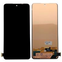 Ekranas Xiaomi Redmi Note 13 4G/Redmi Note 14 4G Global/Redmi Note 14 5G/Poco M7 Pro 5G su lietimui jautriu stikliuku juodas ORG