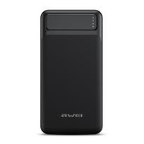 I&scaron;orinė baterija Power Bank Awei P6K 5V/2.1A 20000mAh juoda