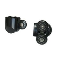 Dušo kabinos viršutiniai ratukai Kerra Z 6 Black, 2 vnt