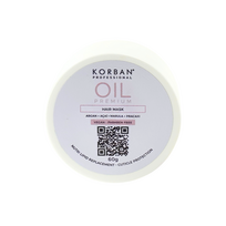 Korban Oil Premium drėkinanti plaukų kaukė, 60 g.