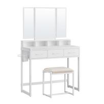 Kosmetinis staliukas Leobert RVT004W14, baltas