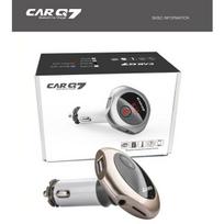 Belaidis FM moduliatorius Q7 „Bluetooth“ 2 USB įkroviklis, 360 ° pasukimu, AUX įvestis, TF kortelės lizdas
