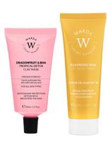 WARDA LUXURY SKINCARE Apsauginis kremas su SPF 30 ir detoksikuojanti veido kaukė, 2x50 ml