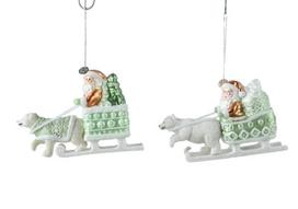 Eglutės žaisliukas Santa, 10 cm, stiklas