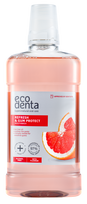 ECODENTA Refresh & Gum Protec, su arbatmedžio aliejumi  burnos skalavimo skystis, 500 ml