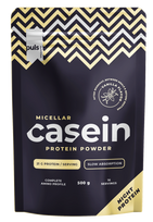 PULS NUTRITION Casein vanilės skonio milteliai, 500 g