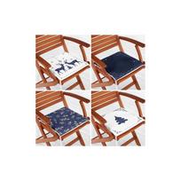 Sėdynės pagalvėlės 4 vnt. su Kalėdų motyvu 40x40 cm Blue Christmas – Mila Home