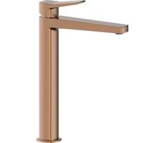 KFA Armatura 4522-712-34 - Praustuvo maišytuvas su išleidimo ventiliu MALAGA 30,3 cm rožinio aukso