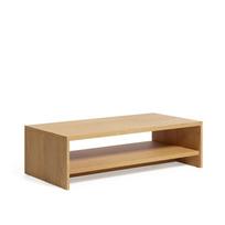 Kavos staliukas natūralios spalvos iš ąžuolo 60x120 cm Abilen – Kave Home