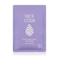 Maitinamoji audinių veido kaukė su peptidais NICE CODE, 24 ml