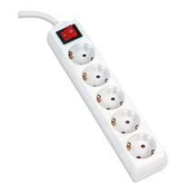 Omega extension cord OL5G5W 5m, white