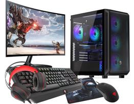 Kompiuteris VIST Gaming PC Set AMD Ryzen 5950X RTX 5060 64GB SSD 1TB WiFi W11 LCD 27"