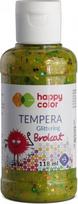 Tempera dažai Happy Color 118ml, su bližgučiais, auksiniai 101