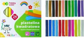 Plastilinas HAPPY COLOR, 24 spalvos