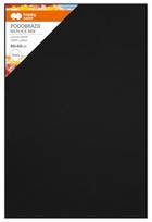 Drobė ant kartono 40x60cm juodos sp. 240g, 4mm