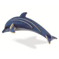 Dėlionė mėdinė 3D MINI Delfinas MA11 , 9 detalės, Robotime