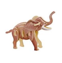Dėlionė mėdinė 3D MINI Dramblys MA02-5 , 14 detalių, Robotime