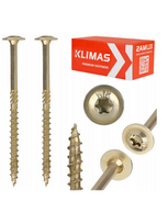Medsraigtis su padidinta TORX galva 6x80/50-ZnG, WKCP, WKRET-MET, 100vnt.