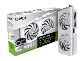 Vaizdo plokštė GeForce RTX 5060 TI WHITE OC 8GB GDDR7 128bit 3DP/HDMI