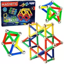 WOOPIE 3D konstrukciniai magnetiniai blokai 58 el.