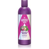 Aussie SOS Repair & Revive maitinamasis šampūnas nualintiems plaukams ir galvos odai 500 ml