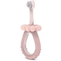 Suavinex Baby Training Toothbrush dantų šepetėlis vaikams 0-2 y Pink 1 vnt.